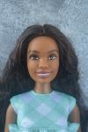 Mattel - Barbie - Fashionistas #240 - Minty Green Ruffled Gingham Dress - Curvy - кукла